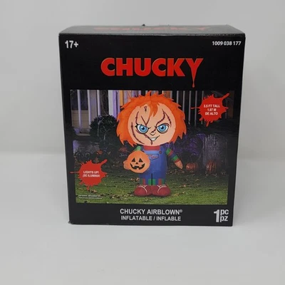 Chucky Good Guys Airblown 3.5 ft Inflatable Light Up Halloween Yard Decor Prop - Image 1 of 4