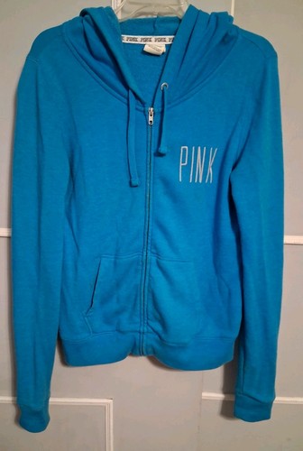 UNDERCOVER Giacca con cappuccio e zip ROSA Victorias Secret blu taglia S rosa amore