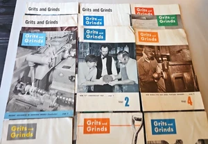 1950's-60's Norton Worcester, MA Grits And Grinds Trade Magazine 17 Pieces Lot - Picture 1 of 9
