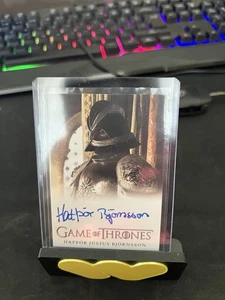 HAFPOR JULIUS BJORNSSON  Game of Thrones Autograph Card 2019 The Mountain - Picture 1 of 2