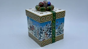 Sehr Selten Villeroy & Boch Teelicht Weihnachten North Pole Zug Fantasy  - Bild 1 von 9