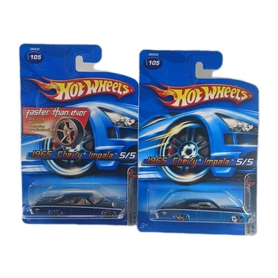 Hot Wheels 2005 más rápido que nunca Muscle Mania 65' Chevy Impala lote de 2 Foto 1 de 4