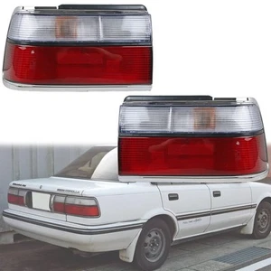 Pair Rear Tail Lamp Lights For Toyota Corolla SE AE90 EE90 E90 87-91 Sedan Kouki - Picture 1 of 8