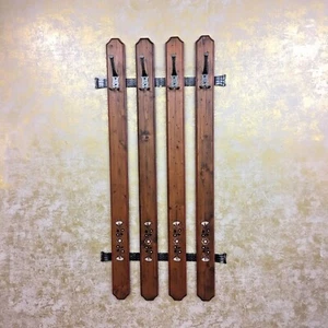 Voglauer Wandgarderobe Braun Antik Anno 1700 Massiv Vintage Handbemalt Rustikal - Bild 1 von 5