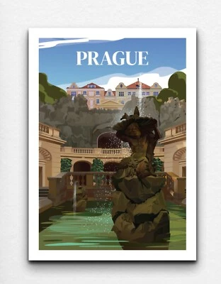 Travel Poster Havlickovy Sady (Prague) - Image 1 of 4
