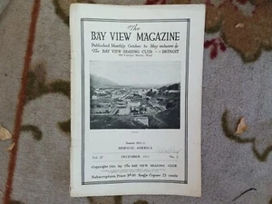Antique 1921 "Bay View Magazine" Hispanic America Paper Eph Collect History - Picture 1 of 4