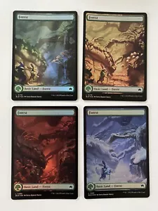 MTG BLB Forest #0278-0281 (Qty: 4) *FOIL* FOUR SEASONS Bloomburrow MT/NM Cmb Shp - Picture 1 of 6
