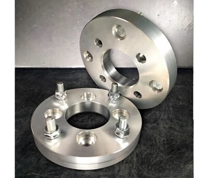 4x115 to 4x100 US-Made Wheel Adapters 1" Thick 1/2x20 Studs 74mm bore x 4 - Picture 1 of 5