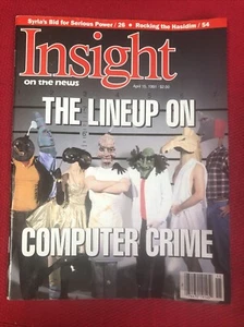 Insight On The News Magazine April 15, 1991 Vol 7 No 15 Computer Crime - Picture 1 of 21