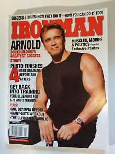Ironman Magazine Arnold Schwarzenegger January 2004 