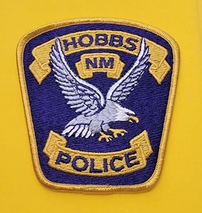 NEU MEXIKO NM HOBBS POLIZEI SCHÖNER SCHULTERAUFNÄHER SHERIFF - Bild 1 von 2