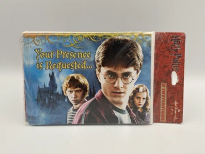 Harry Potter Invitations 8 Pack Hallmark Birthday Party Invitations - Image 1 of 4