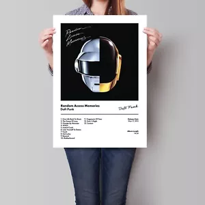 Daft Punk Poster zufälliger Zugriff Erinnerungen Albumcover CD Vinyl Kunstdruck - Bild 1 von 5