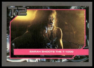 1991 Impel Terminator 2: Judgment Day #112 Sarah Shoots the T-1000 - Picture 1 of 2
