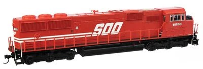 Walthers 910-10321 EMD SD60M - Standard DC - Soo Line #6058 Locomotive HO Scale - Image 1 of 3