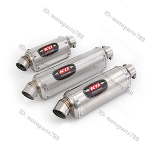 51mm Universal Motorcycle Exhaust System Muffler Silencers with DB Killer - Picture 1 of 7