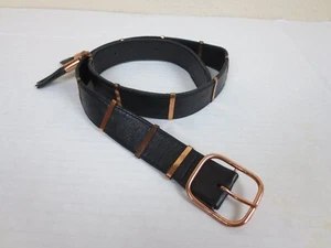 Shakuhachi-Black Belt Size Small # 2101202 Leather - Picture 1 of 12