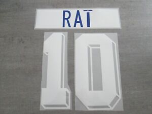 Flocage RAI PSG 96 - maillot nameset shirt Football Paris Saint Germain 1996 Rai