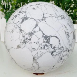 Natural white turquoise Sphere Quartz Crystal Ball Reiki Healing 3120g - Picture 1 of 10