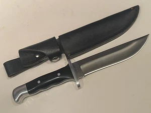 Buck 124 Frontiersman Fixed Blade Knife With Leather Sheath 6.25" Blade Hunting - Picture 1 of 13