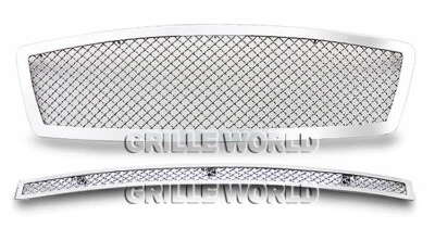 Комбинированная хромированная сетчатая решетка из нержавеющей стали для Infiniti FX35/FX45 2003-2005 годов выпуска - Изображение 1 из 2