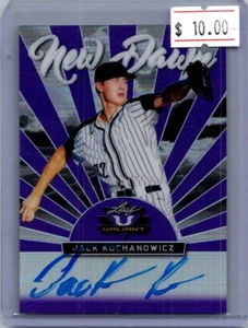 2019 Leaf Flash Foundations Autographs Green Jack Kochanowicz Auto 15/15 Los - Picture 1 of 2