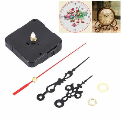 Replacement Quartz Wall Clock Movement Mechanism Motor With Hands & Fittings Kit - image 1 of 4