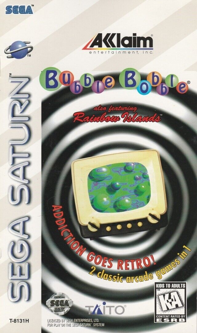 Bubble Bobble Featuring Rainbow Islands (Saturn, 1996)