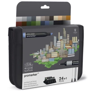 Winsor & Newton Promarker Architecture Wallet (25pc) - Picture 1 of 5