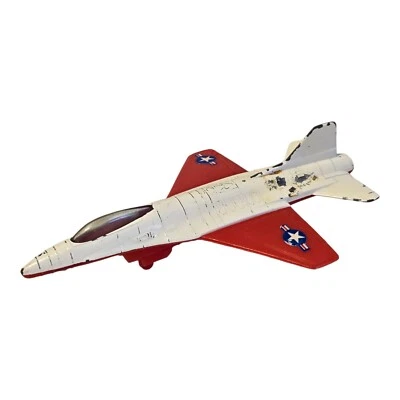 TOOTSIETOY Fighter Jet Plane Airplane c. 1980's Die-Cast & Plastic, Beater, 1:64 - Image 1 of 4