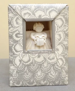 1991 Margaret Furlong Weihnachtsgeschenk Muschel Engel 3" Noel Ornament mit Box - Bild 1 von 6