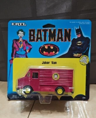 Vintage 1989 Ertl BATMAN JOKER VAN Diecast 1:48 Scale #2494 - Image 1 of 4