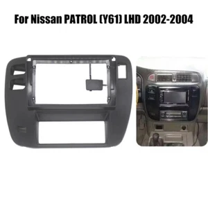 Auto Fascia Stereo Radio Bezel Panel Frame Trim For Nissan PATROL LHD Y61 02-04 - Picture 1 of 10
