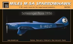 Resin Miles M.5A Sparrowhawk 'Schlesinger Race' Full Kit 1/72 SBS 7031 - Bild 1 von 9