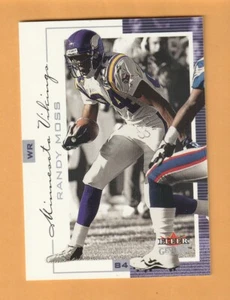 Randy Moss Minnesota Vikings 2001 Fleer Genuino #66 Marshall 8Q - Imagen 1 de 2
