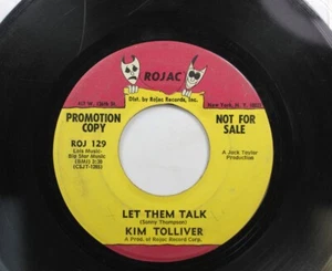 Hear! Northern Soul Deep Promo 45 Kim Tolliver - Let Them Talk / I’Ll Try To Do - Picture 1 of 2