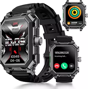 Smartwatch Men with Phone Function Gym Sports Watch Wristwatch Watch - Picture 1 of 8