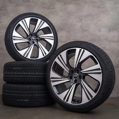 Audi e-tron Q8 & Sportback Felgen 22 Zoll Winterräder GE 4KE601025AM schwarz - Bild 1 von 4