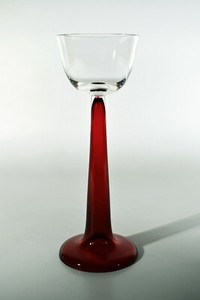 Peter BEHRENS Jugendstil Art Nouveau Glas ° Weinglas ° Rheinische Glashütte Köln