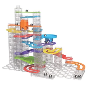 124pc Fat Brain Toy Deluxe Edition Set Co Trestle Tracks Marble Run Kids Toy 8y+ - Picture 1 of 2