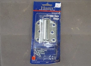 Hager ~ Screen Patio Door Spring Hinge ~ Zinc Plated ~ 00001 ~ NEW - Picture 1 of 1