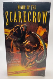 NIGHT OF THE SCARECROW VHS HORROR 1996 Promo Screener NEW SEALED Watermark - Picture 1 of 4