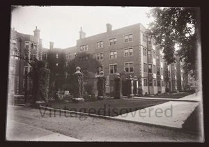 Richmond Court Apartment Brookline MA Early 1900's Original Glass Plate Negative - Picture 1 of 2