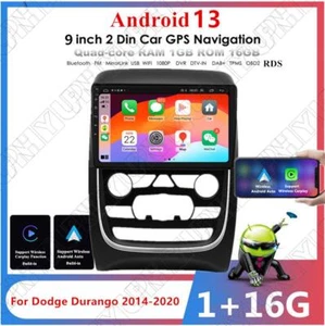 9'' Android 13 Car Stereo Radio GPS Navigation 1G+16GB For Dodge Durango 2014-20 - Picture 1 of 23