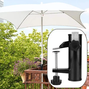 Sonnenschirm Halterung Balkon Metall Schirmständer Schirm Halter Geländer 15 cm - Bild 1 von 10