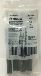 Bosch BL 4007 #7 Black Oxide Drill Bits 12 Pc - Picture 1 of 3