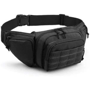 Tactical Fanny Pack Bumbag Waist Bag Military Hip Belt Outdoor Hiking Fishing - Picture 1 of 28