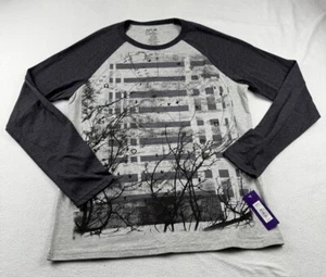 Apt 9 Men’s Long Sleeve T Shirt Size L NWT Graphic Print - Picture 1 of 8
