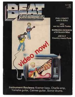 Beat Instrumental Magazine April 1980 UFO Joe Ely Phil Lynott Thin Lizzy Scott - Image 1 of 2