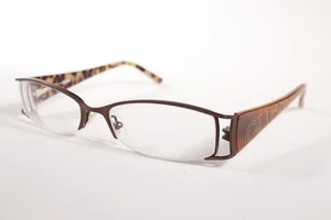 Guess Eyeglasses GU 1519A Women Brown Semi-Rimless Metal Eyewear Glasses Frames - Picture 1 of 4